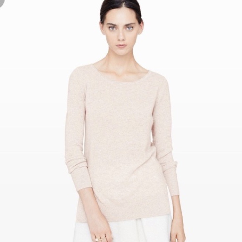 Club Monaco Nicolette Cuff-Block 100% Cashmere Sweater